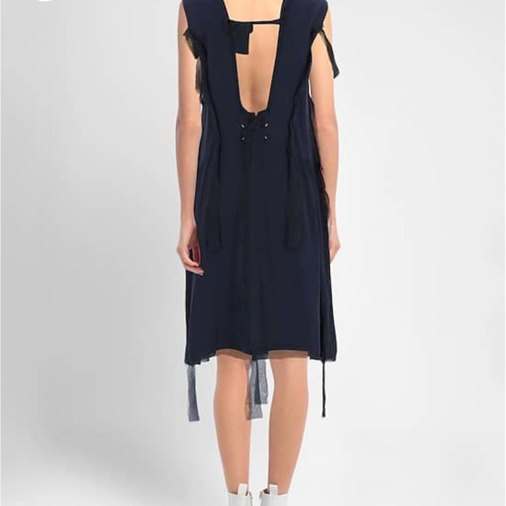 Maison Martin Margiela Navy Midi Dress - Picture 2 of 4
